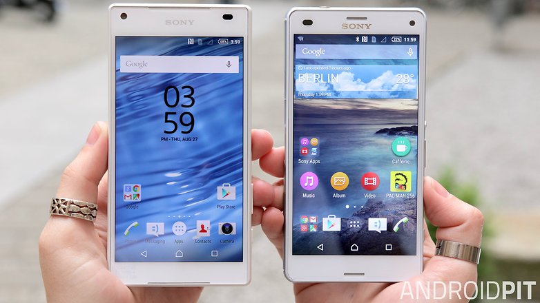 sony xperia z5 compact vs sony xperia z3 compact display w782