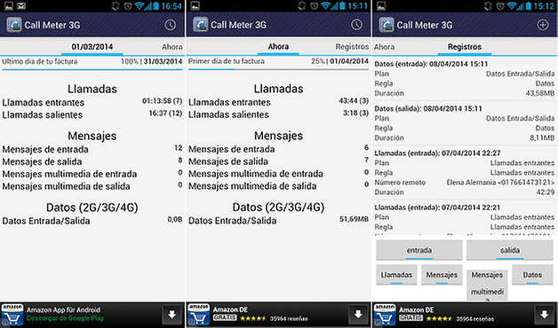 CallMeter3G Inicio