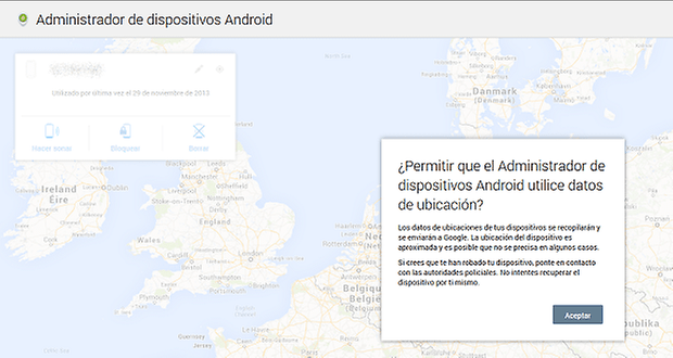 AndroidDeviceManager Permiso
