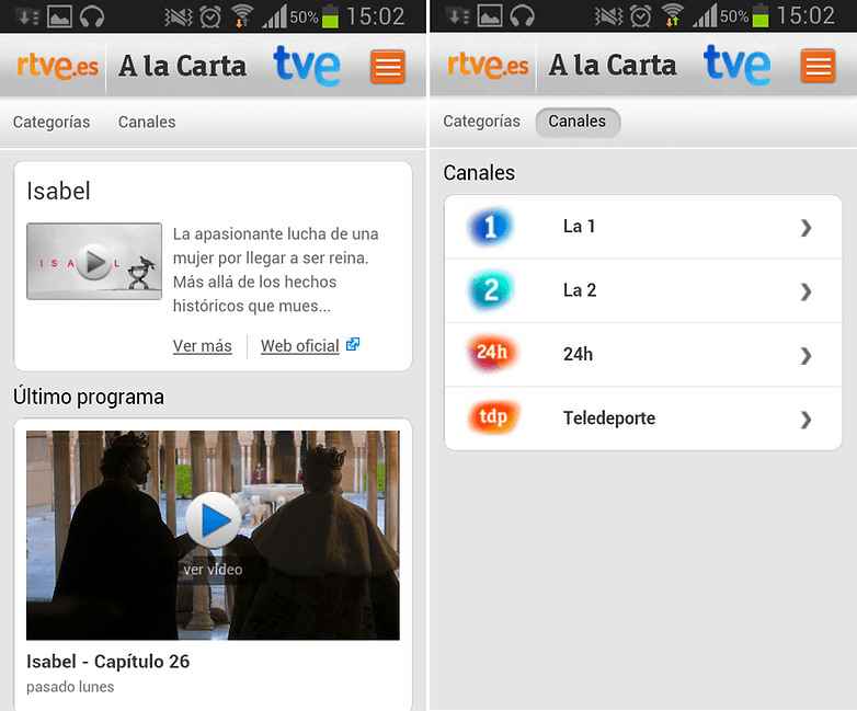RTVE Series Canales