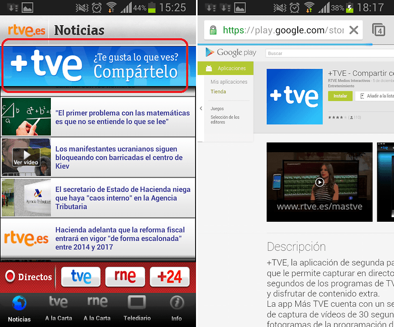 compartir rtve
