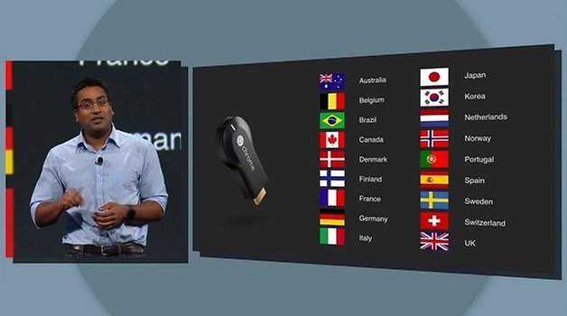 ChromeCAst Countries