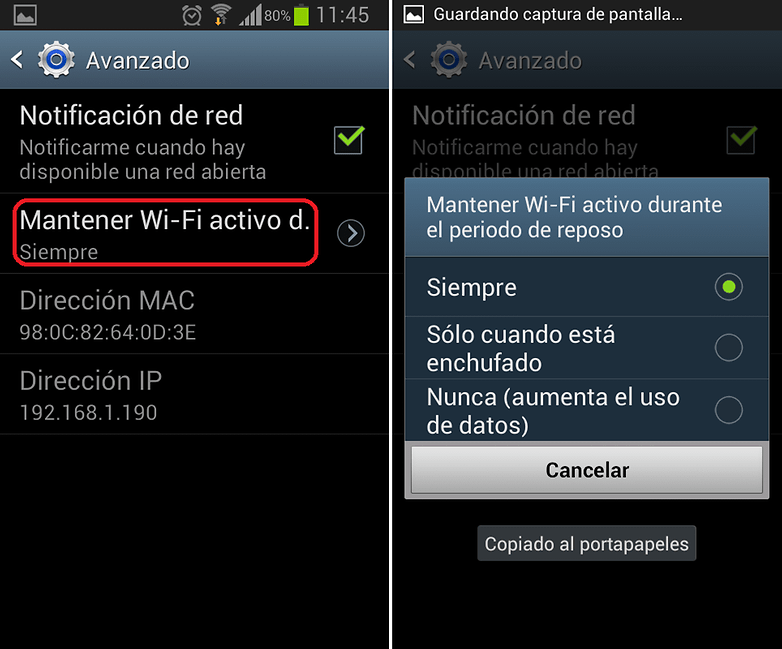 OpcionesWIFI