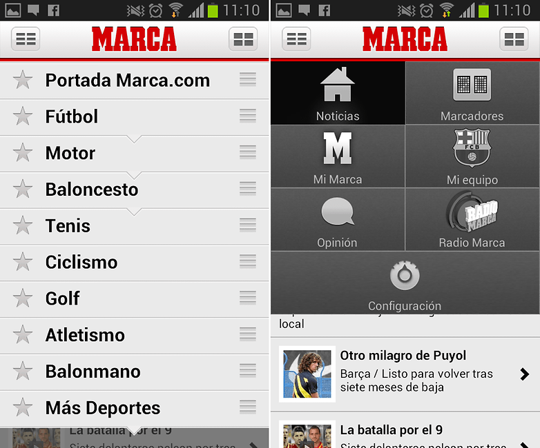 Marca Menus