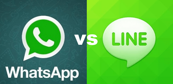 whatsapp vs line