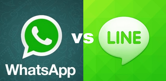 kakaotalk vs line vs wechat vs whatsapp