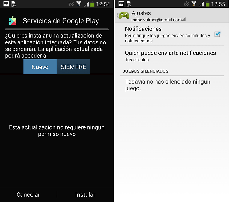 ServiciosGooglePlay