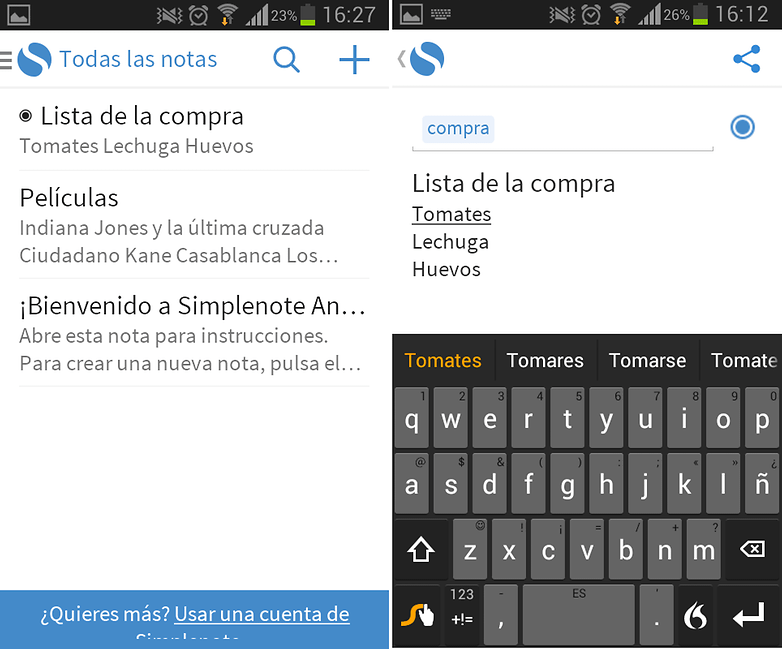 SimplenoteCrearNota