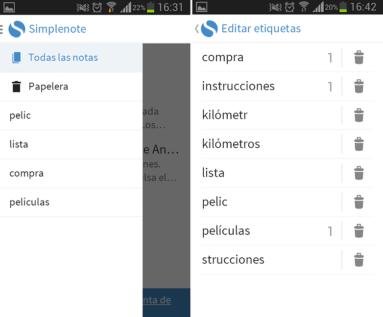 SimplenoteMenu