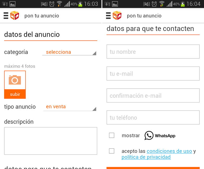 segundamano anuncio