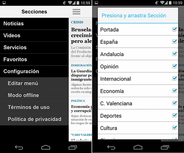 ElMundo Configuracion