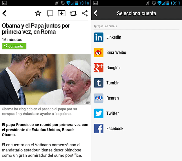 Flipboard Noticia