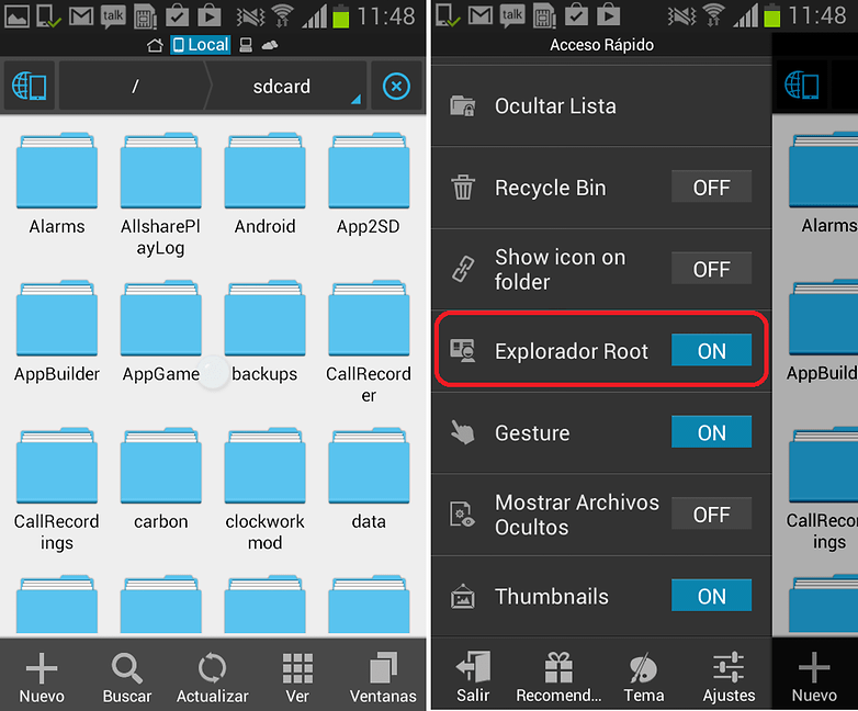 ES Explorer PermisoRoot