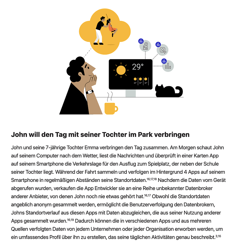 ein tag im leben deiner daten apple beispiel
