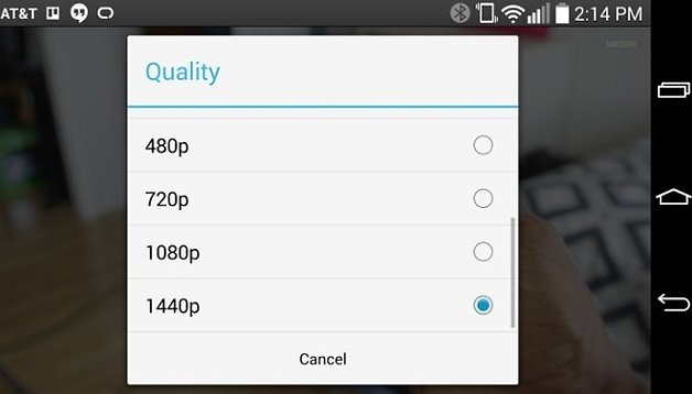 YouTube para Android agora suporta resolução de 1440p