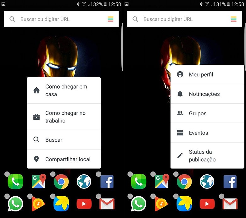 aviate menu
