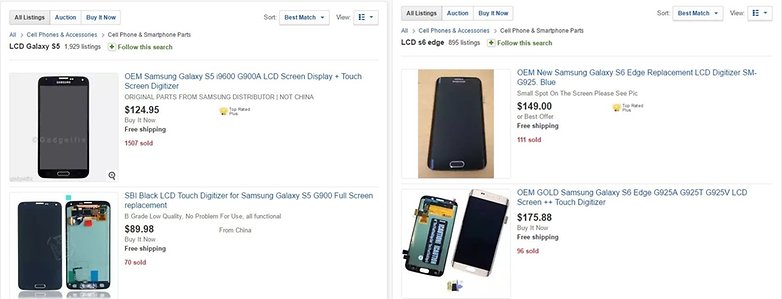 s5 ebay tile