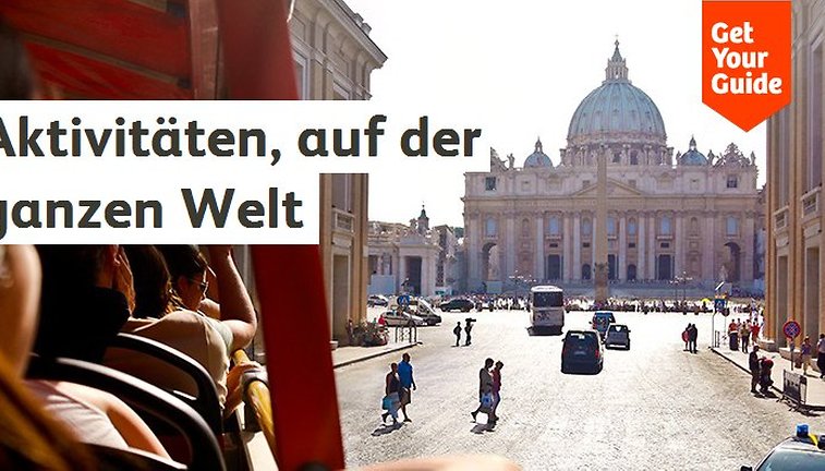 GetYourGuide Aktivitäten Tour - Sightseeing am Handy organisieren