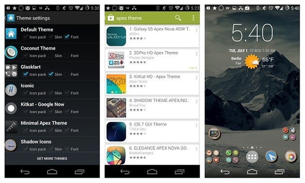 AndrodiPIT Apex Launcher Themes