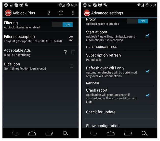 AndroidPIT Adblock Plus Settings w628