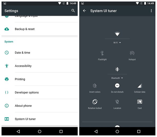 android 6.0.1 system ui tuner