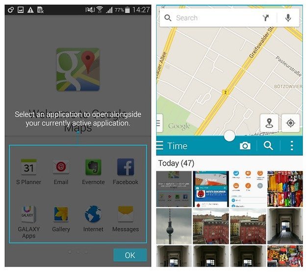 AndroidPIT Galaxy Note 4 Multi Window Mode