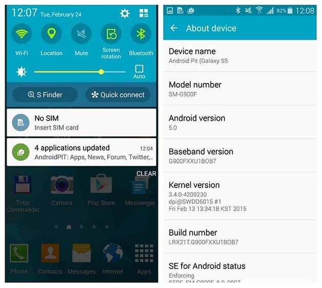 Samsung Galaxy S5 Android update: latest news - AndroidPIT