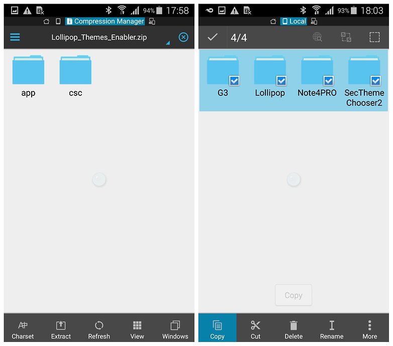 AndroidPIT Galaxy S5 theme tutorial 1