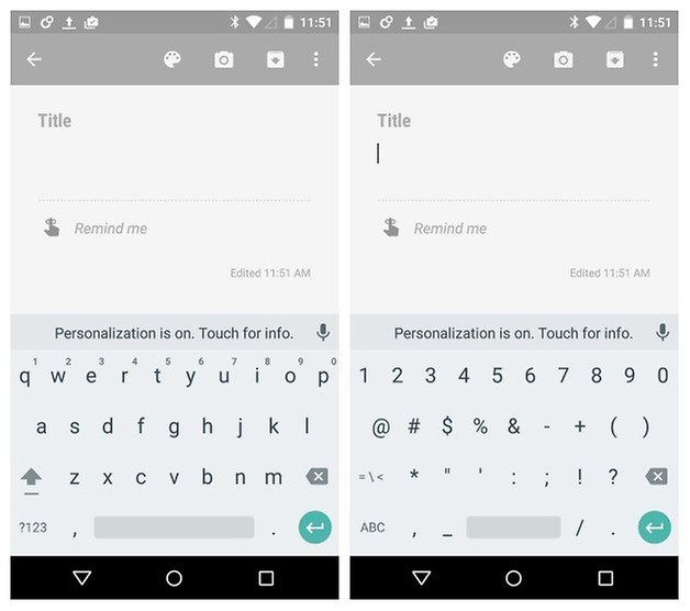 AndroidPIT Google Keyboard Lollipop