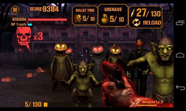 AndroidPIT Gun Zombie Halloween