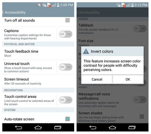 AndroidPIT LG G2 Accessibility 2