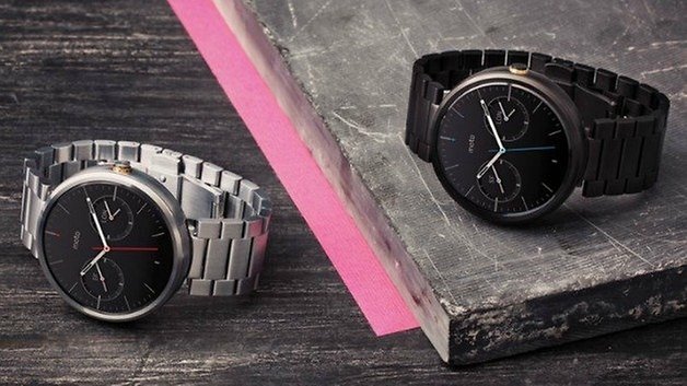 AndroidPIT Motorola Moto 360 metal bands