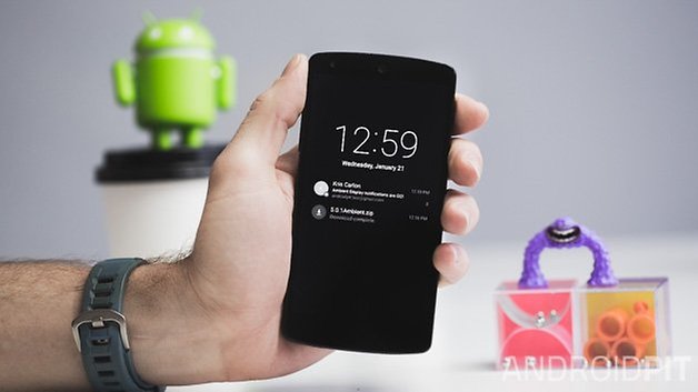 Уведомление AndroidPIT Nexus 5 Ambient Display