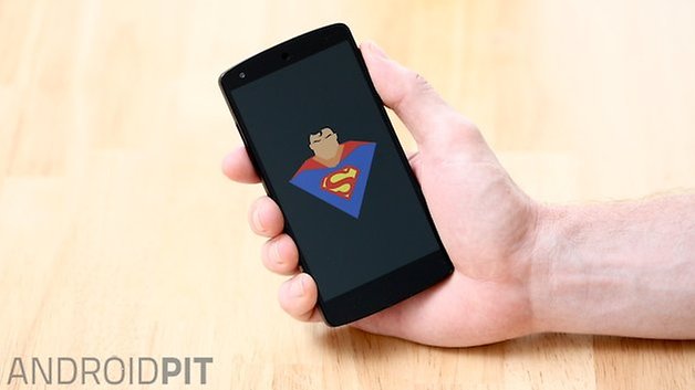 Загрузочная анимация AndroidPIT Nexus 5 superman