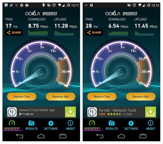 ookla speed test online mobile without app