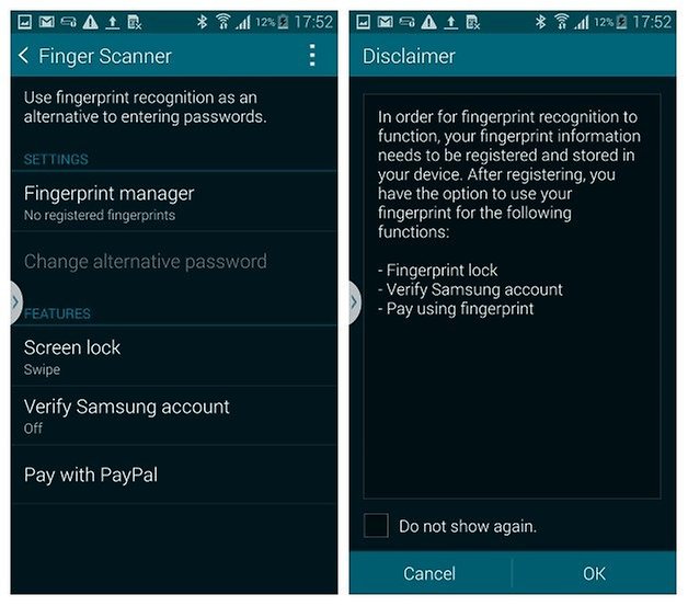 AndroidPIT S5 Finger Scanner 1