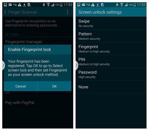 AndroidPIT S5 Finger Scanner 2