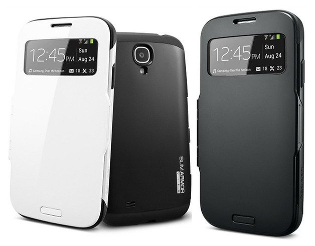 custodia view slim armor spigen per samsung galaxy s4