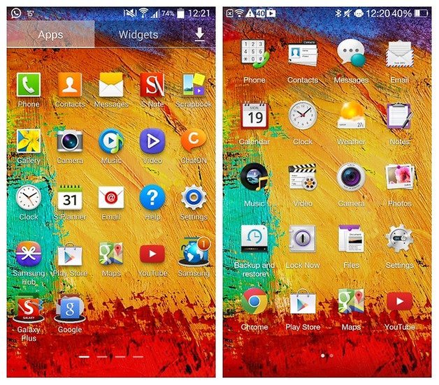 AndroidPIT TouchWiz ColorOS App Drawer