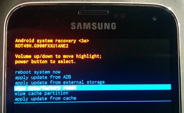 galaxy s5 hardware reset upload mode