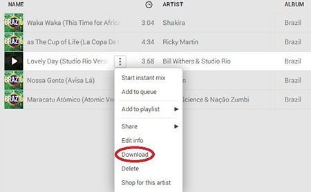 google play music download location android