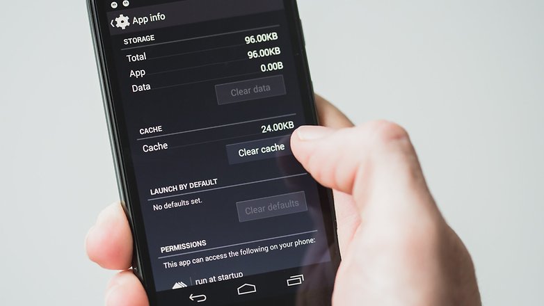 AndroidPIT Moto G 2013 clear individual app cache