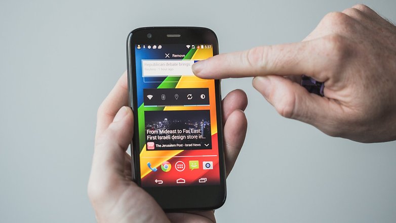 AndroidPIT Moto G 2013 удалить виджет1