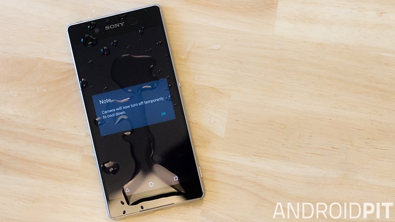 AndroidPIT Sony Xperia Z3 plus camera crash bug