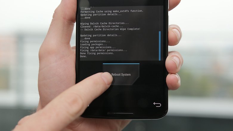 Программы для перезагрузки Nexus 6 TWRP