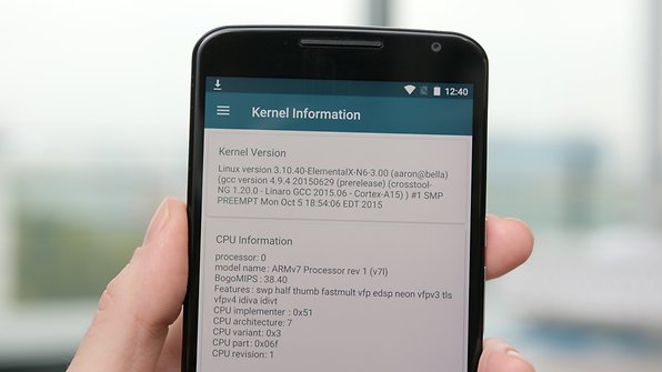 AndroidPIT Nexus 6 kernel adiutor CPU information