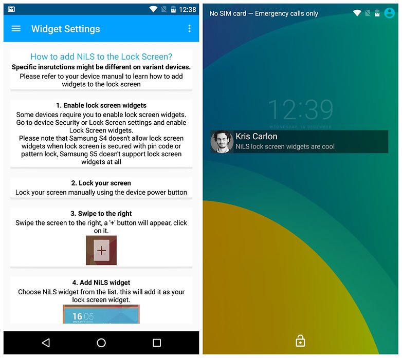AndroidPIT NiLS lock screen widget marshmallow