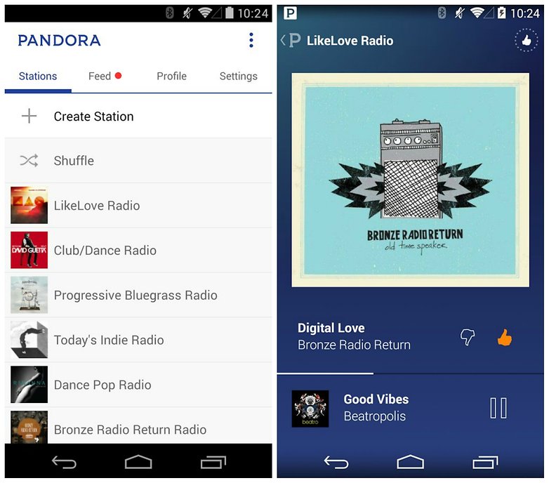 pandora radio app