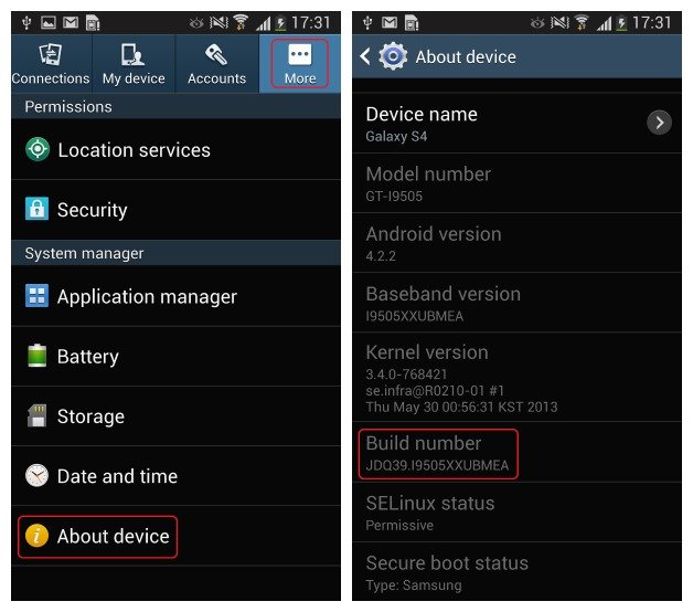 Android for Beginners What is my Firmware Number  AndroidPIT