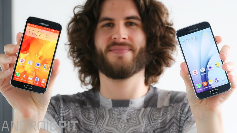 Samsung galaxy s5 vs Samsung galaxy s6 1 4